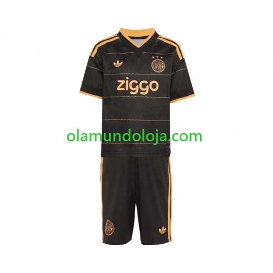 Camisola AFC Ajax Criança Equipamento Segundo 2026-2027 Manga Curta